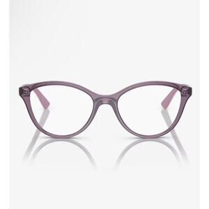 VOGUE Kids VY2019 Sophisticated Transparent Violet Acetate Frame 48 16 125 NEW